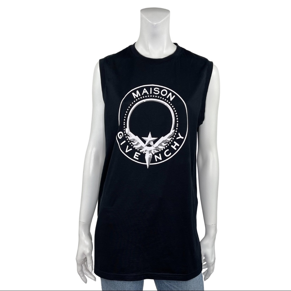 Authentic Givenchy Sleeveless Oversized Shirt - image 1